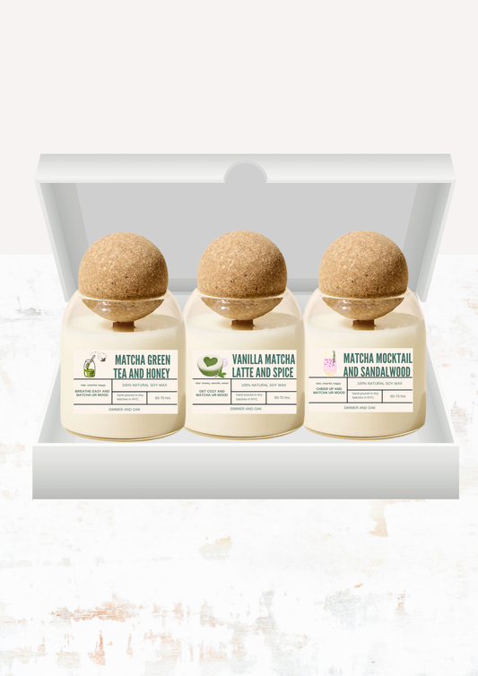 MATCHA UR MOOD CANDLE TRIO